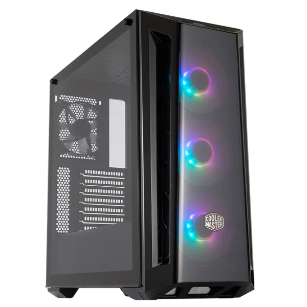 CASE | COOLER MASTER | MasterBox MB520 RGB | Mid Tower | Negro | USB 3.0, Audio.