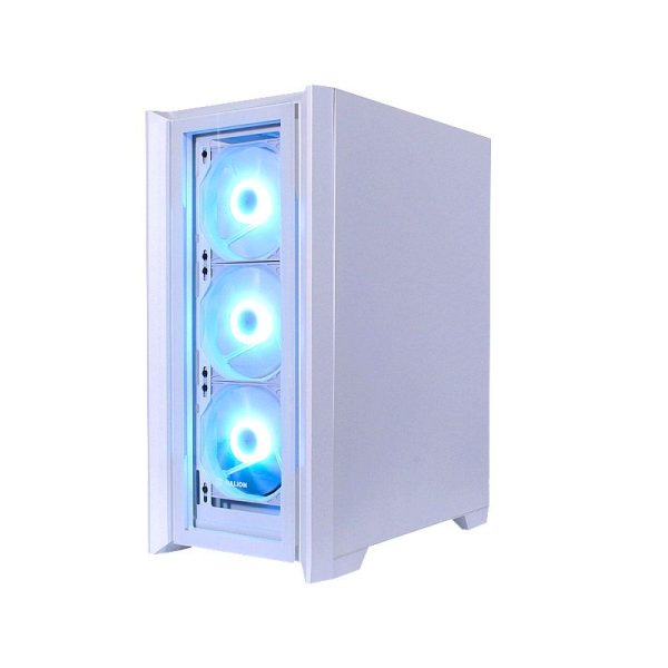 CASE GAMER | HALION | TITAN 106 | WHITE | ARGB | V/TEMPLADO | S/FUENTE - Imagen 2