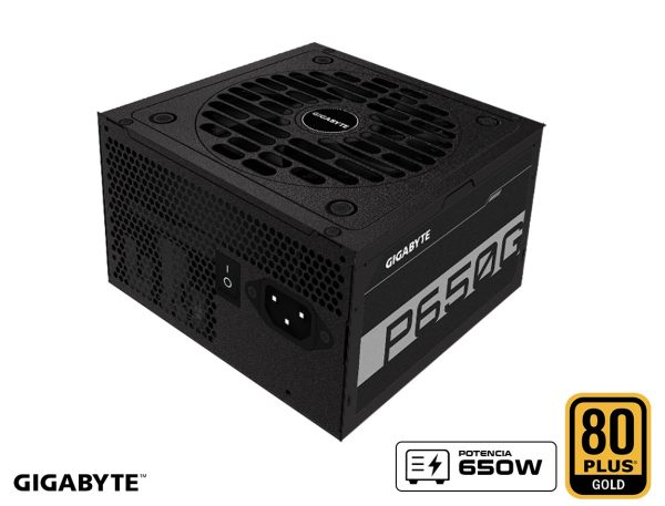 Fuente de alimentación certificada | GIGABBYTE P650G | ATX | 650W | 80 PLUS GOLD | 100-240 Vca - Imagen 2